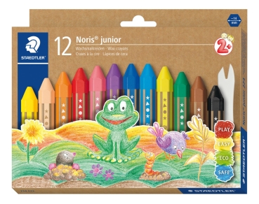 Staedtler Junior Wachsmalkreide (12Stk.) in Umverpackung
